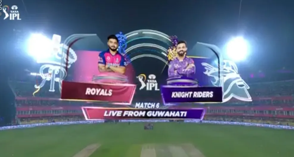 Movie Poster: IPL 2025 M06: RR vs KKR