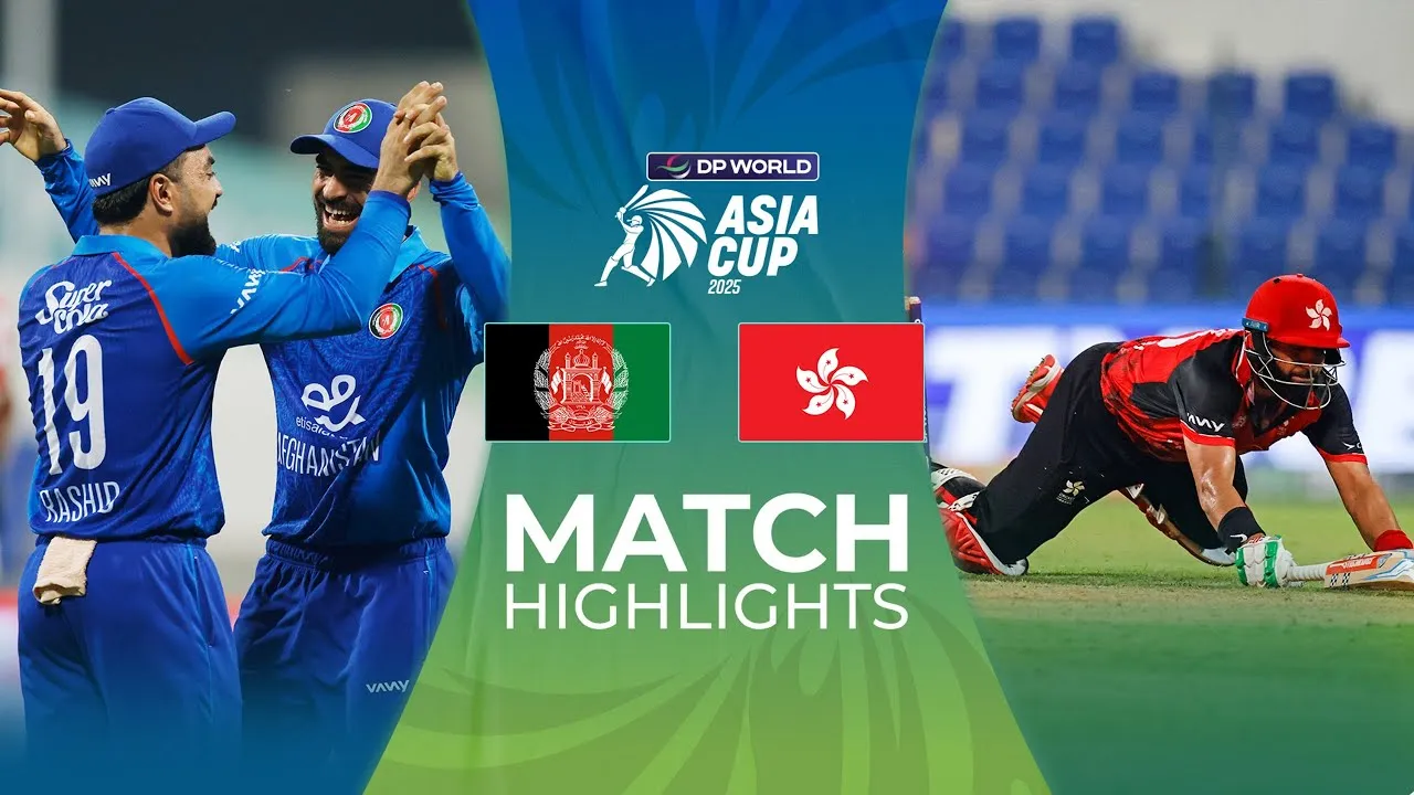 Movie Poster: Match 1 | Afghanistan vs Hong Kong