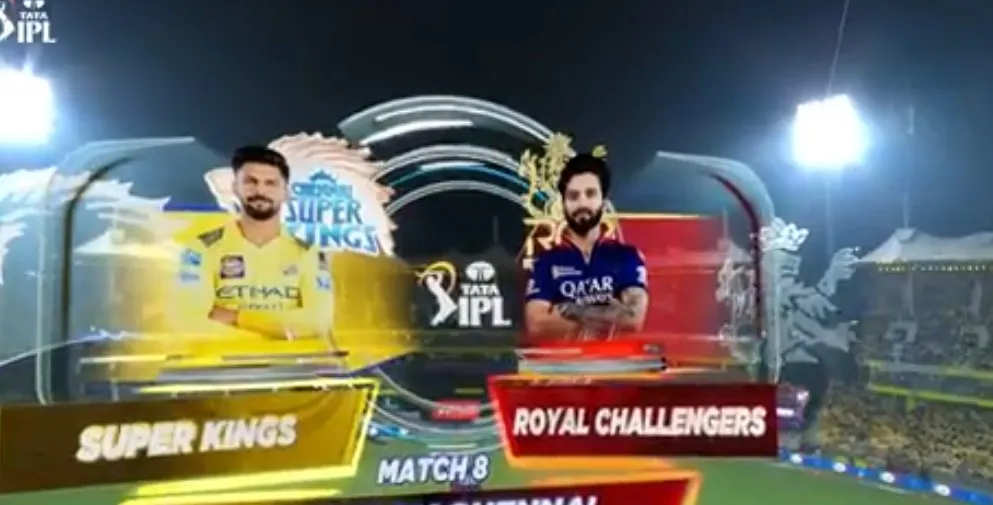 Movie Poster: IPL 2025 M08: CSK vs RCB