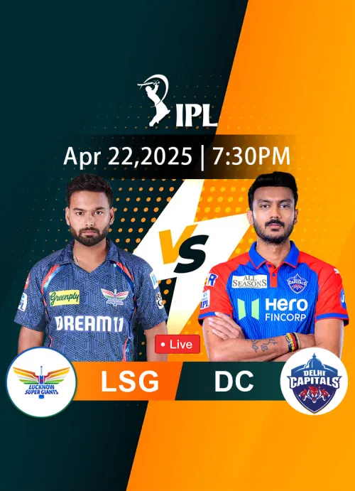 Movie Poster: IPL 2025 M40: LSG vs DC