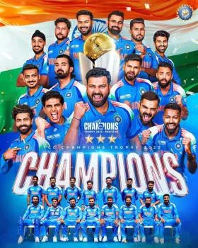 India edge New Zealand to win the Champions Trophy 2025 - Web Serie complete free on Castle