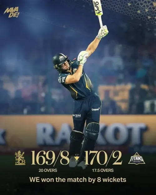 Movie Poster: IPL 2025 M14: RCB VS GT