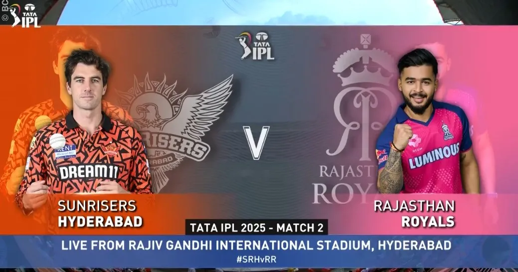Movie Poster: IPL 2025 M02: SRH vs RR