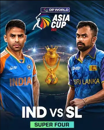 Movie Poster: Super Fours, Match 6 | India vs Sri Lanka