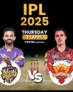 IPL 2025 M15: KKR vs SRH - Movie free on Castle