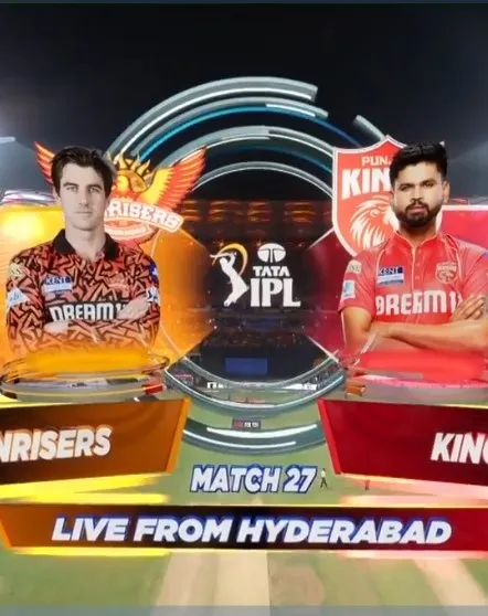 Movie Poster: IPL 2025 M27: SRH vs PBKS