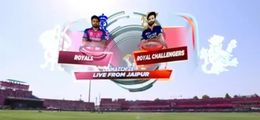 Movie Poster: IPL 2025 M28: RR vs RCB