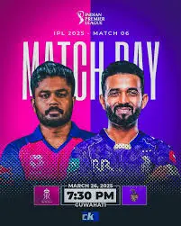 IPL 2025 M06: RR vs KKR
