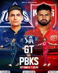 Movie Poster: IPL 2025 M05: GT vs PBKS
