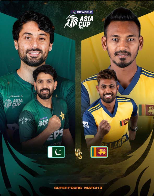 Super Fours, Match 3 | Pakistan vs Sri Lanka