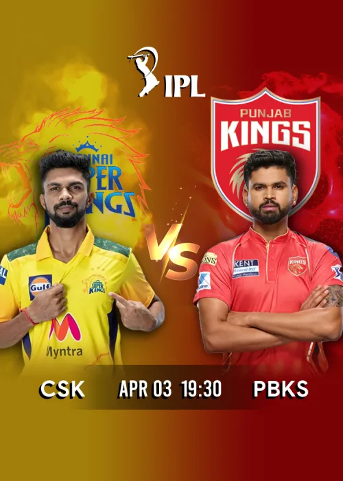 Movie Poster: IPL 2026 Match 7 CSK vs PBKS