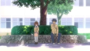 E1.Sakura maichiru sakamichi de