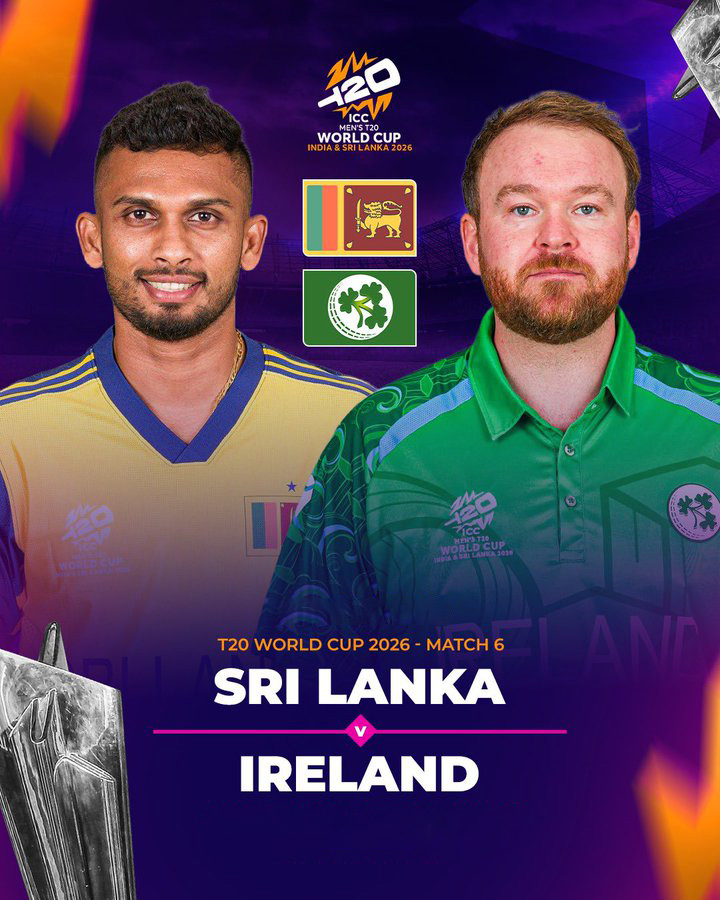 Sri Lanka v Ireland | T20WC 2026