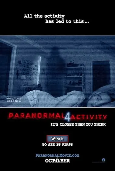 Movie Poster: Paranormal Activity 4