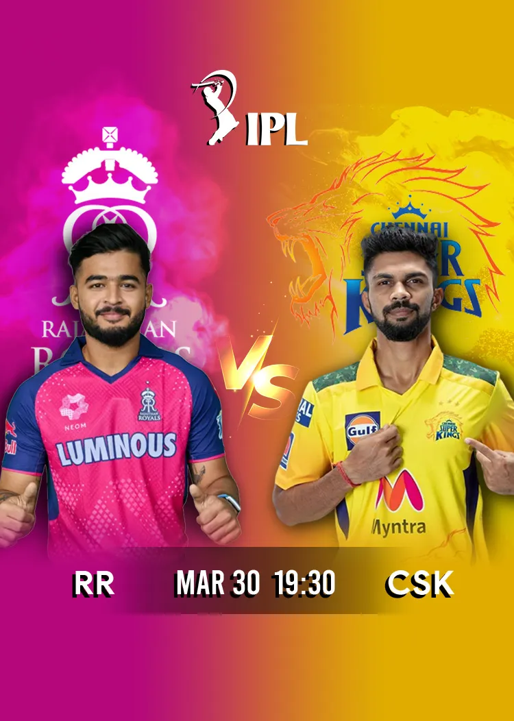 Movie Poster: IPL 2026 Match 3 RR vs CSK