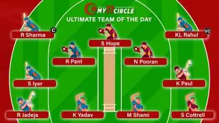 My11Circle Ultimate Team of the Day: India vs West Indies, 2nd ODI