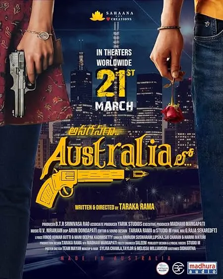 Movie Poster: Anaganaga Australia Lo