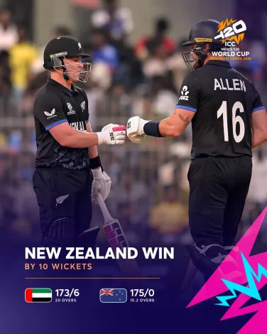 New Zealand v UAE | T20WC 2026
