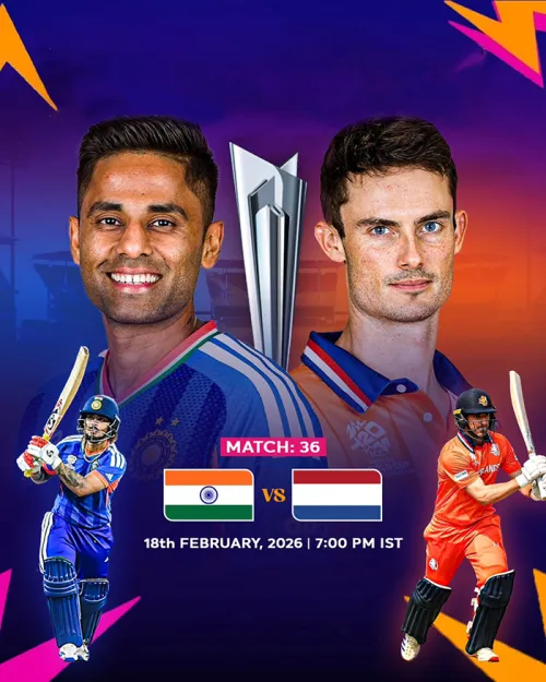 Movie Poster: India v Netherlands | Men's T20 World Cup 2026