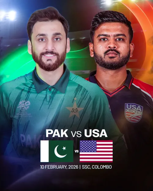 Movie Poster: Pakistan v USA | Men’s T20 World Cup 2026