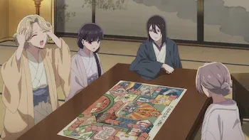 An Evening Banquet and Distant Snow