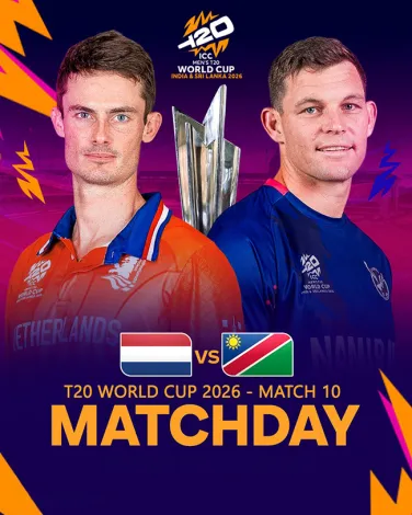 Netherlands v Namibia | T20WC 2026