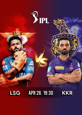 IPL 2026 Match 38 LSG vs KKR - Movie free on Castle