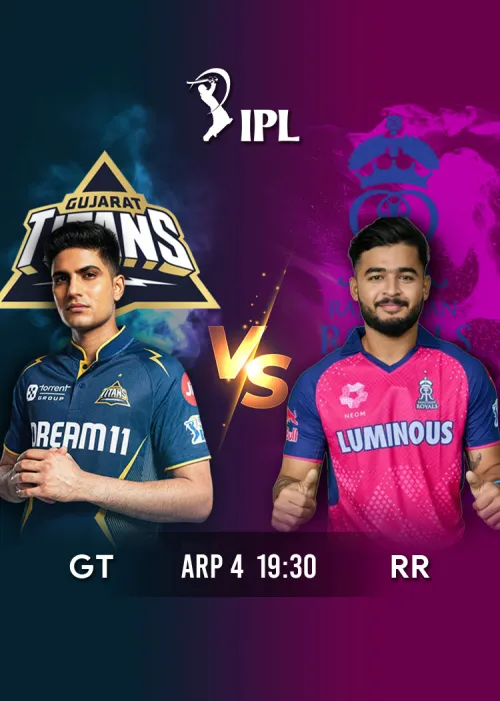 Movie Poster: IPL 2026 Match 9 GT VS RR