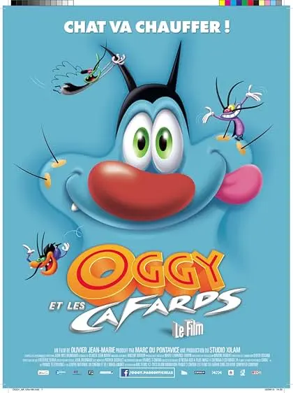 Movie Poster: Oggy and the Cockroaches: The Movie