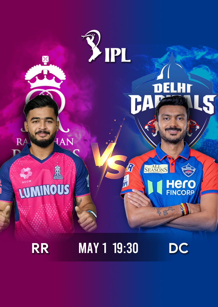 IPL 2026 Match 43 RR vs DC