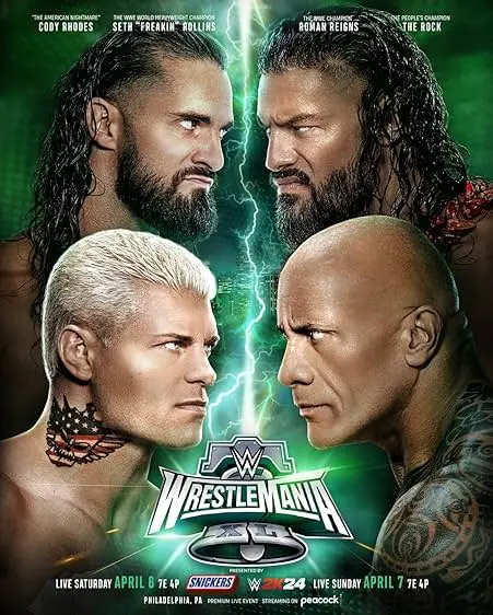 Movie Poster: WrestleMania XL