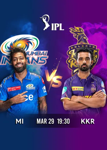 IPL 2026 Match 02 MI vs KKR