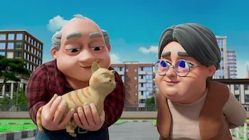 The Cat and the Chubby Couple