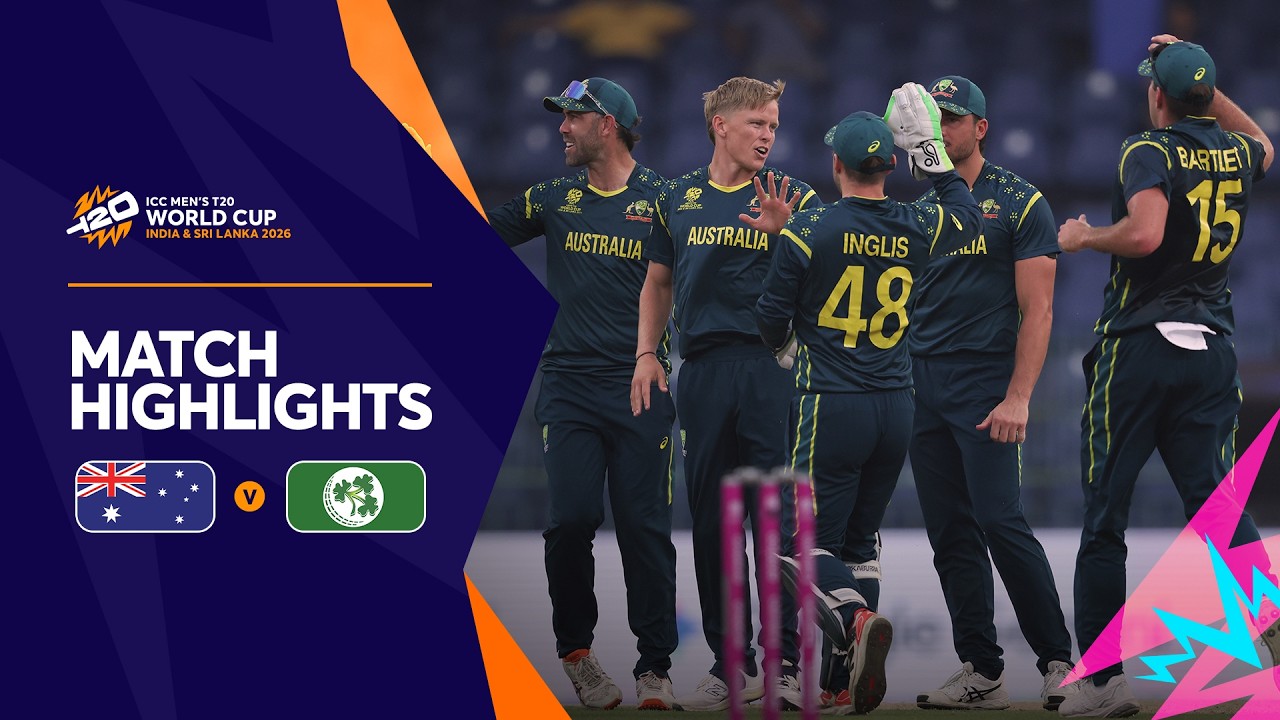 Australia v Ireland | Men’s T20 World Cup 2026